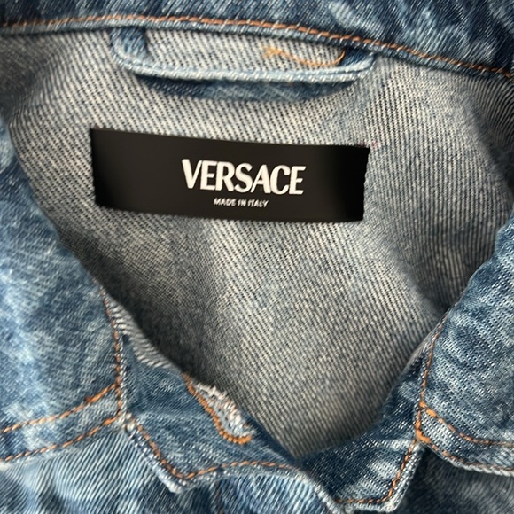Versace Denim Jacket Sz 40 (US 4) - Picture 11 of 12